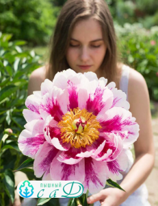 Пион "ДВЕ СЕСТРЫ"